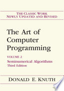 Cover of The Art of Computer Programming by Donald E. Knuth - Business and Economics Book