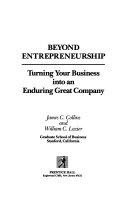 Cover of Beyond Entrepreneurship by James Charles Collins, William C. Lazier - Business and Economics Book